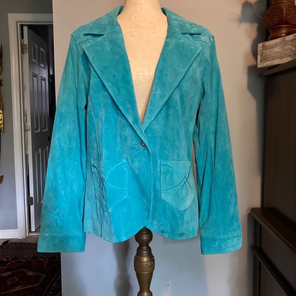 Suede Blazer - Picture 1 of 3